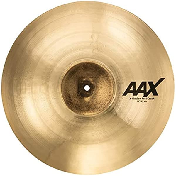 Sabian AAX 18" X-Plosion Fast Crash (21885XB) - Plato de choque rápido, explosivo, ideal para bateristas profesionales