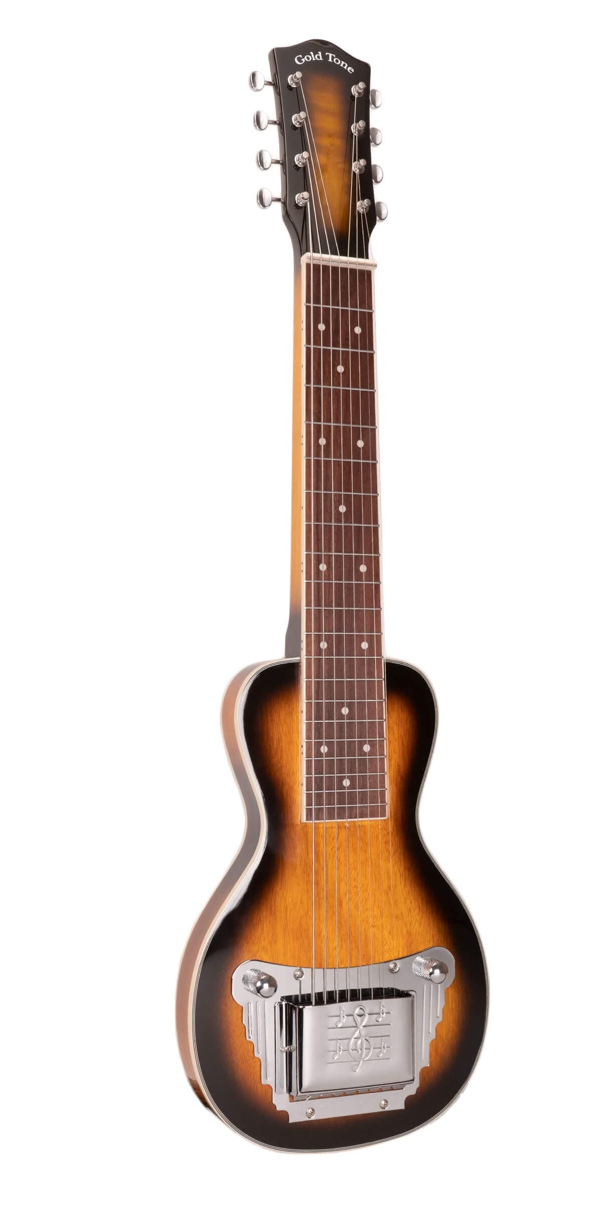 Gold Tone LS-8 Guitarra Lap Steel de 8 Cuerdas, Tobacco Sunburst Dos Tonos