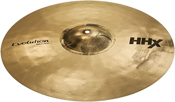 Sabian HHX 21" Evolution Ride Cymbal, acabado brillante (12112XEB)