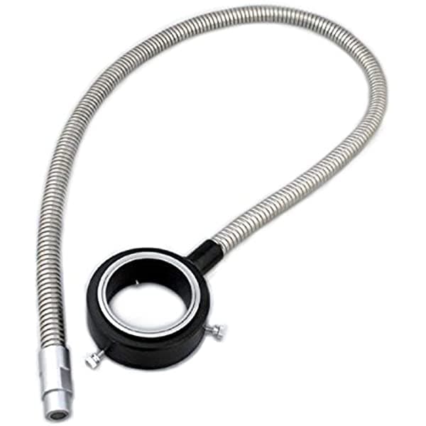 Accesorio ligero del anillo de la fibra óptica de AmScope FB-OR para el iluminador del microscopio