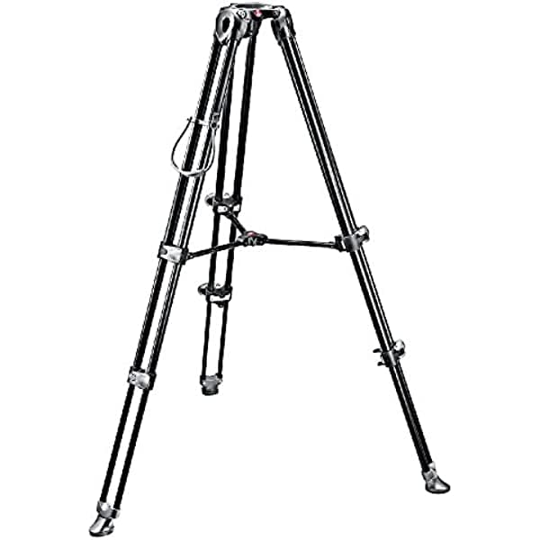Manfrotto MVT502AM - Trípode de video con patas dobles telescópicas (negro)