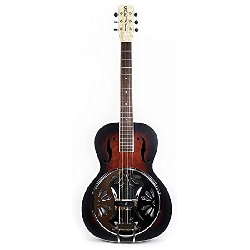 Gretsch G9220 Bobtail Redondo Acústica-Eléctrico Resonador Guitarra 2 Color Sunburst 2716010503