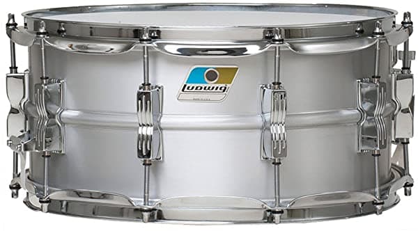 Ludwig Acrolite Classic - redoblante de aluminio con acabado mate 6.5 x 14 pulgadas LM405C