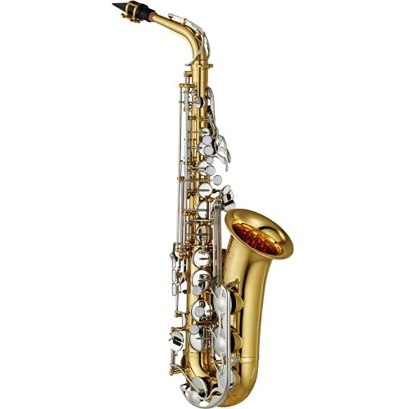 Yamaha YAS-26 Saxofón Alto Estándar con Llaves Niqueladas y Cuerpo Lacado