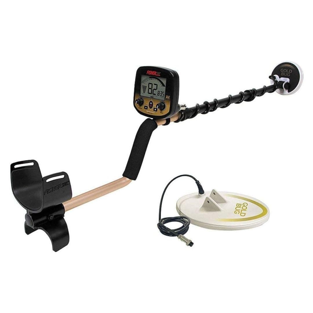 Fisher Labs Gold Bug Pro GOLDBUG-PRO-CC detector de metales para oro, bobinas 5" y 10" impermeables, liviano, ergonómico, preciso, negro