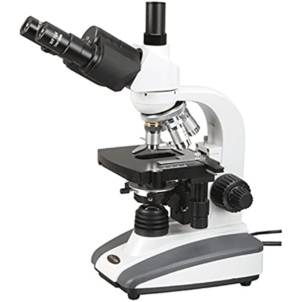 AmScope Microscopio compuesto biológico Trinocular LED 40X-2500X T360C