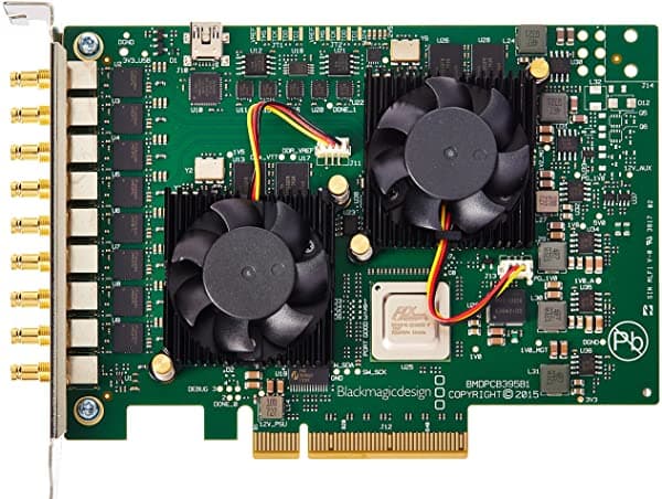 Blackmagic Design 563980Z-12 Decklink Quad 2 - Tarjeta De Captura Y Reproducción 3G-Sdi De 8 Canales Conversión Cruzada 720P/1080P BMD-BDLKDVQD2