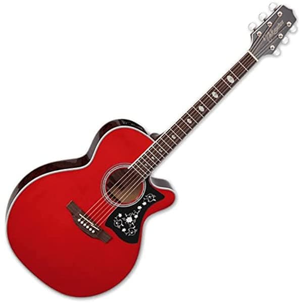 Takamine Guitarra Electroacústica De 6 Cuerdas Diestro Rojo Vino (Gn75Ce Wr)