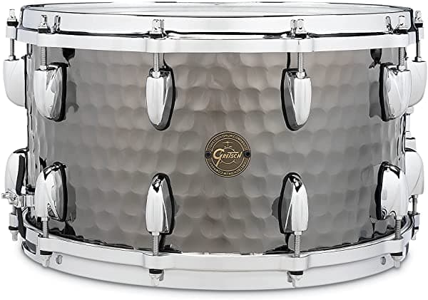 Gretsch Tambores De Acero Negro Martilleado 14 X 8 En. S1-0814-BSH
