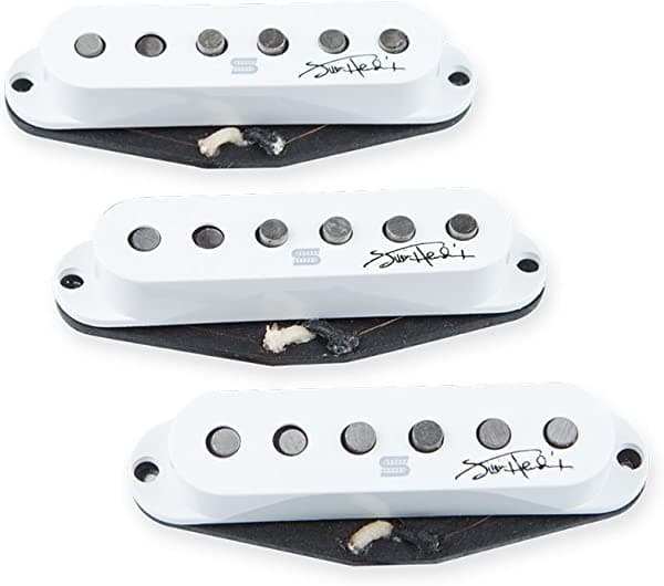Seymour Duncan Jimi Hendrix Stratocaster Pickups Set, blanco negro rojo azul 11208-08-W