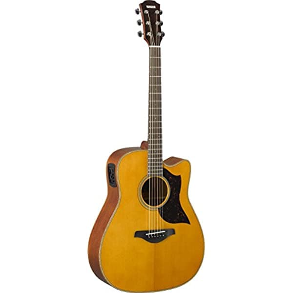 Yamaha A-Series A1M Tbs Guitarra Electroacústica De Chaqué De Caoba Natural Dreadnought Color Tabaco. Vintage Natural A1M VN
