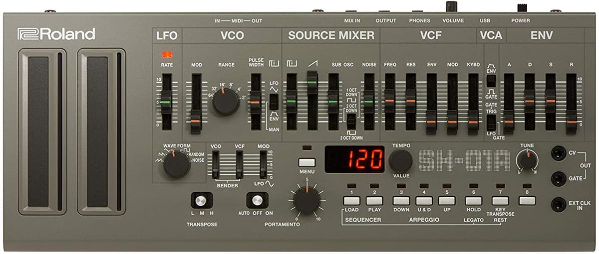 Roland Sh-01A Sintetizador Con Comportamiento De Circuito Analógico