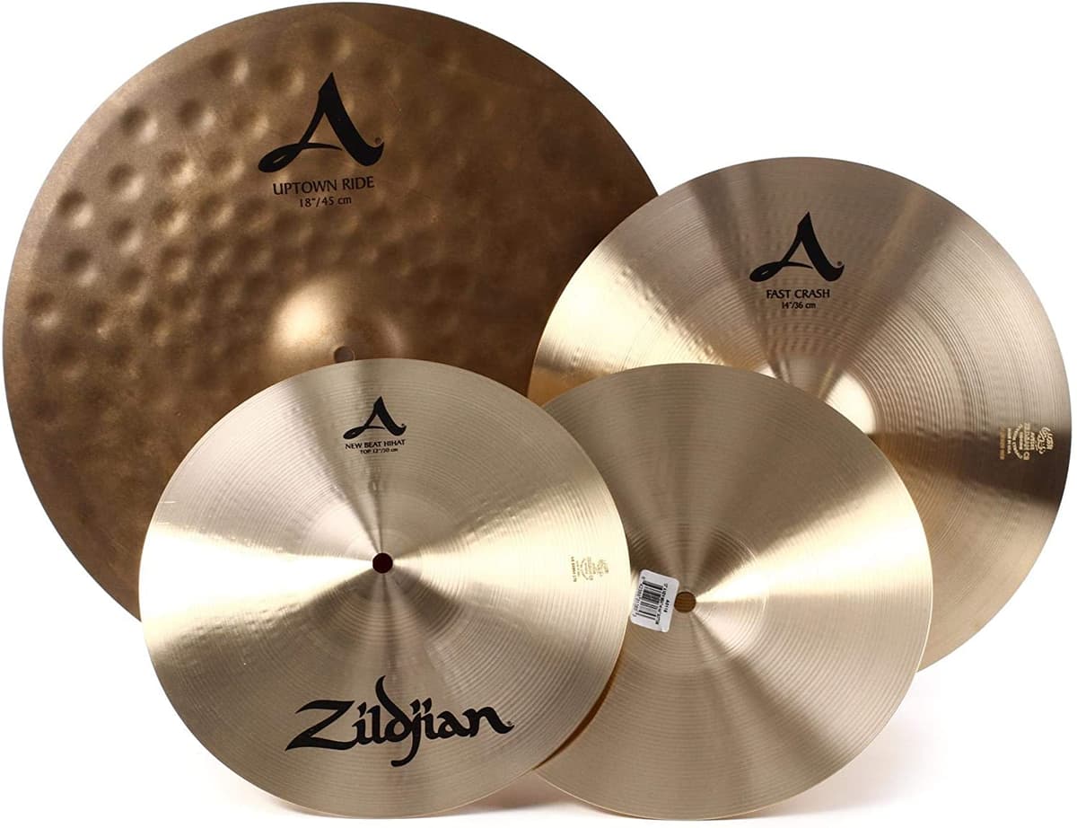 Zildjian A Zildjian City Paquete De Platillos Naturales 12 Pulgadas 14 Pulgadas 18 Pulgadas ACITYP248