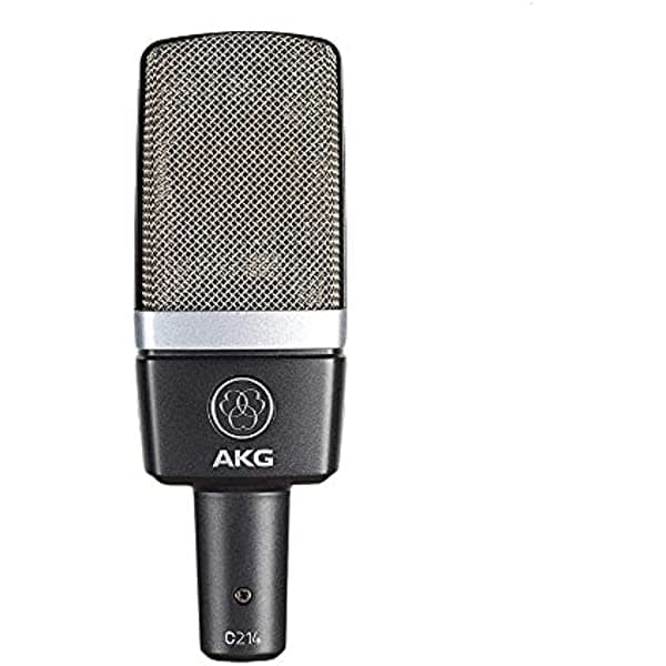 AKG Pro Audio C214 micrófono de condensador, cardioide (reacondicionado certificado) C214-cr