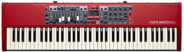 Nord Electro 6D 73 Piano De Escenario 73 Notas La Cascada Semi-Ponderada Keybed AMS-NELECTRO6D-73