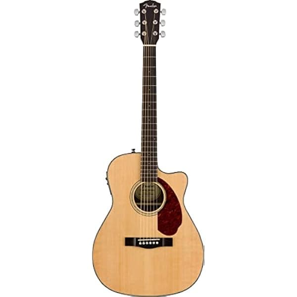 Fender CC-140SCE Concert Cutaway Guitarra Acústica, Natural, con Estuche 970253321