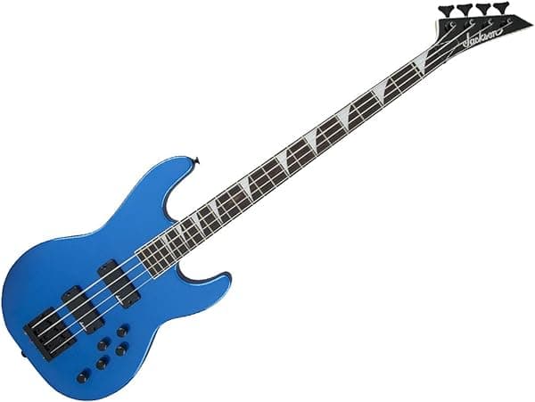 Jackson JS Series Concert Bass JS3, diapasón de amaranto azul metálico 2919016554
