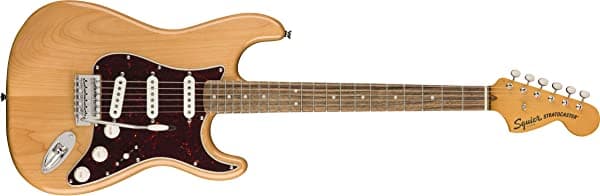 Fender Squier Classic Vibe 70s Stratocaster Guitarra Eléctrica, con Garantía de 2 Años, Acabado Natural, Diapasón de Laurel 374020521