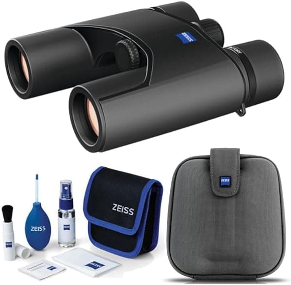 Zeiss Victory 8x25 Paquete de Binoculares de Bolsillo con Kit de Limpieza de Lentes Zeiss 522038-ZEISS_K1