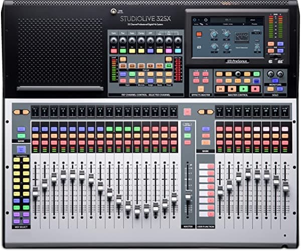 Presonus Studiolive 32Sx Mezclador Digital Compacto De 32 Canales/26 Bus Con Red Avb Y Motor Flex Dsp De Doble Núcleo