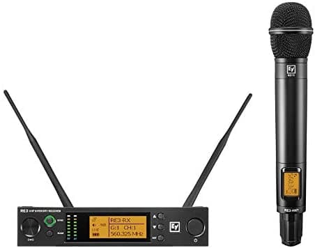 EV Electro Voice Re3-Nd76 - Juego De Micrófono Inalámbrico (19.7 Ft) RE3-ND76-6M