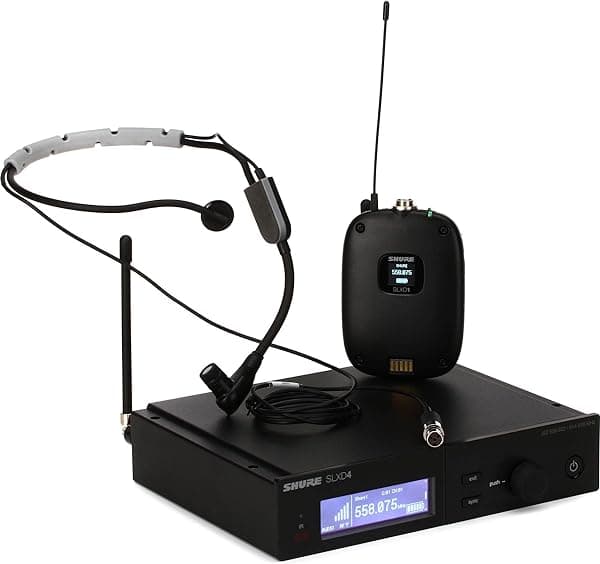 Shure Sistema de micrófono inalámbrico combinado SLXD14/SM35 con bodypack y micrófono con cabeza SM35 SLXD14/SM35-J52