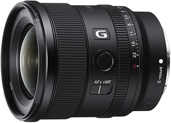 Sony FE 20mm F1.8 G Lente G de Gran Apertura Full Frame Modelo SEL20F18G