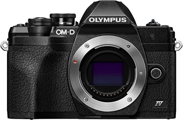 Olympus OM-D E-M10 Mark IV Black - Cámara Mirrorless Compacta para Fotografía Profesional y Video Full HD V207130BU000