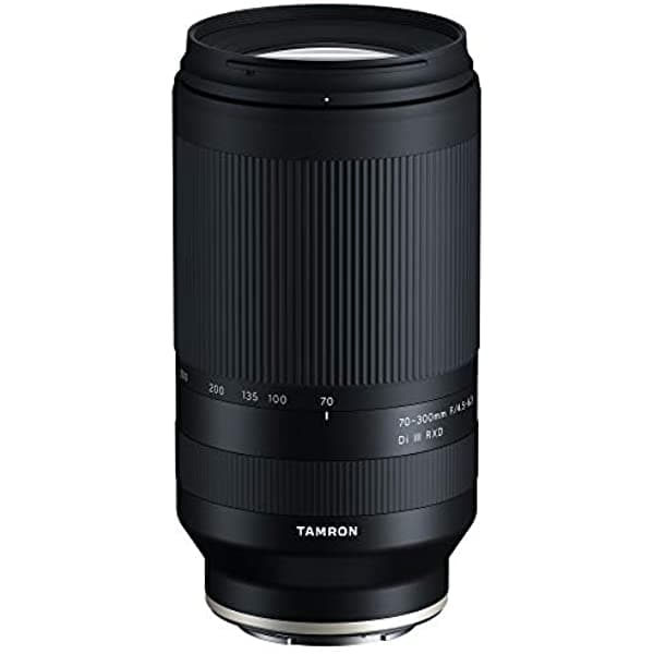 Tamron 70-300mm F/4.5-6.3 Di III RXD para Sony sin Espejo Full Frame APS-C E-Mount (Tamron 6 Años de Garantía Limitada en Estados Unidos) Negro AFA047S700