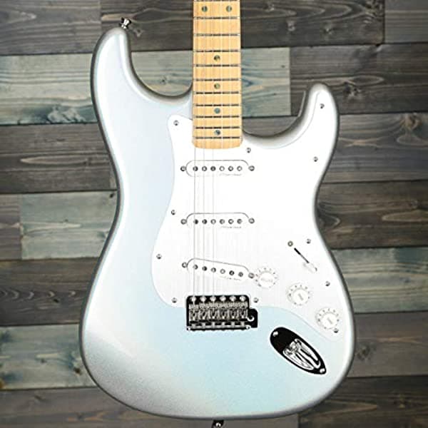 Fender Squier Stratocaster Guitarra Eléctrica Diapasón de Maple Chrome Glow 140242343