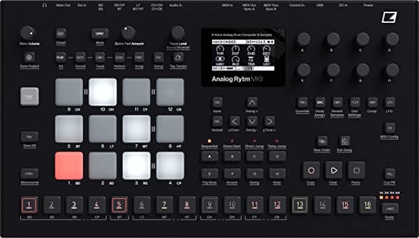 Elektron Analogo Rytm Mkii 8-Voice Analogo Drum Computadora & Sampler 116012