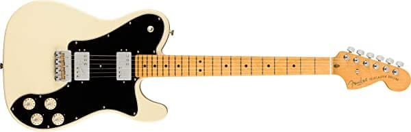 Fender American Professional II Telecaster Deluxe - Blanco Olímpico con Diapasón de Arce 113962705