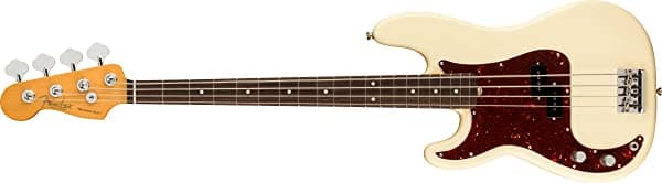 Fender American Professional II Precision Bass Zurdo - Blanco Olímpico con Diapasón de Palisandro 193940705