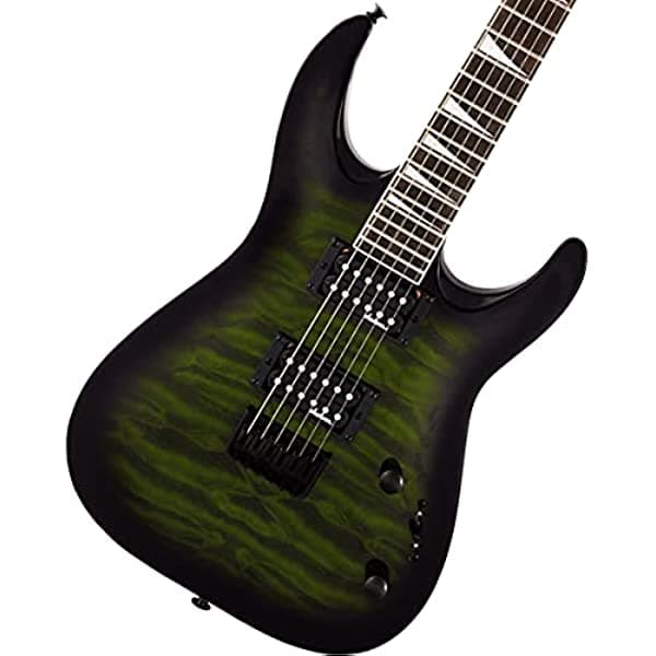 Jackson JS Series Dinky Arch Top JS32Q DKA HT Guitarra eléctrica - Transparente Green Burst 2918809587