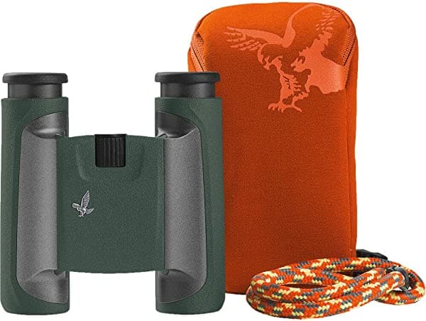 Swarovski 10x25 CL - Binoculares de Bolsillo (verde, bolsa de campo de montaña) CL Pocket
