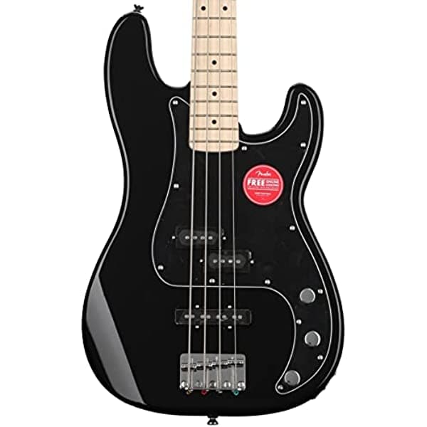 Squier by Fender Affinity Series - Pijama de bajo precisión, diapasón de arce, color negro 378553506