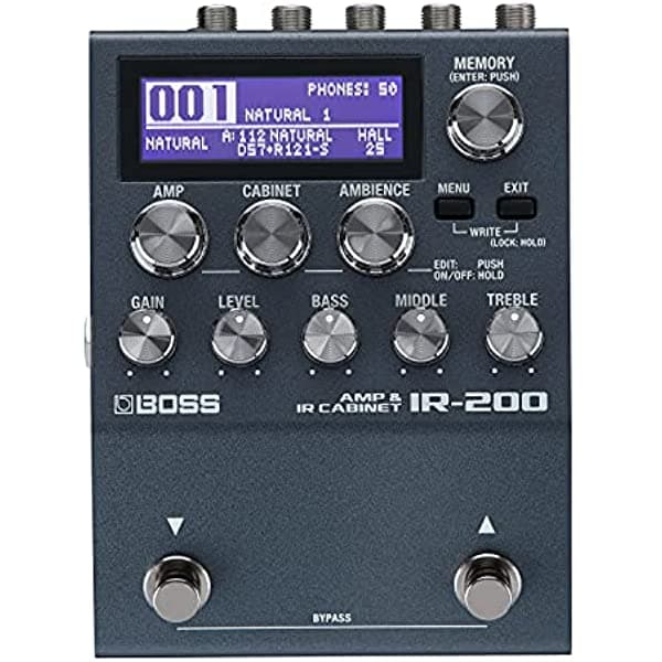 Boss Ir-200 Amp E Ir Pedal De Gabinete