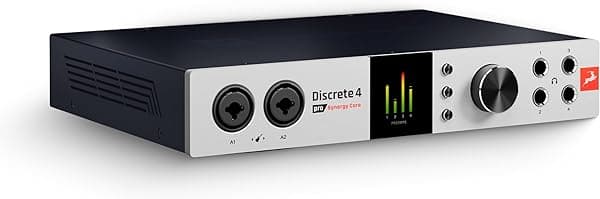 Discrete 4 Pro Synergy Core 14x20 Thunderbolt 3 Interfaz e interfaz de audio USB 2.0 con efectos en tiempo real integrados - Antelope Audio