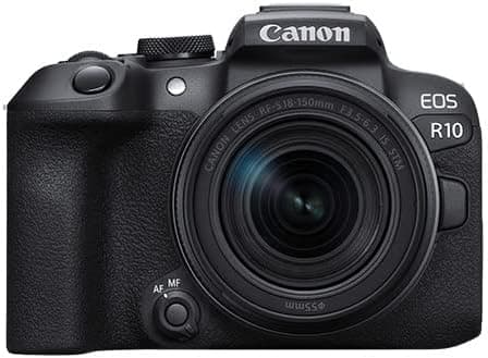 Canon Cámara sin espejo EOS R10 con kit de lente RF-S 0.709-5.906 in 5331C016AA