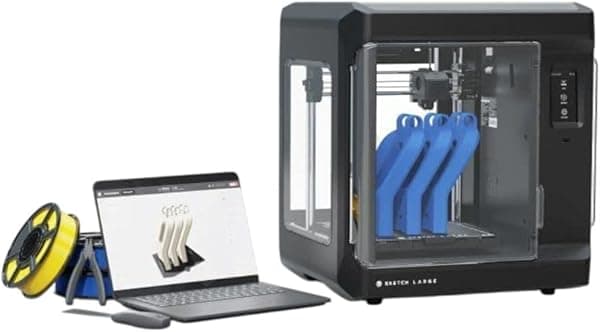 MakerBot Sketch 900-0110A Impresora 3D FDM, resolución 100-400 micras, negra, tamaño grande