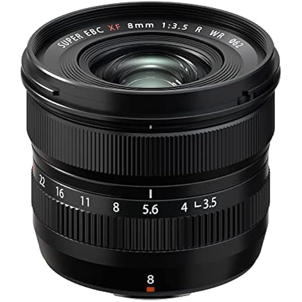 Fujifilm Fujinon XF8mmF3.5 R WR Gran Angular Resistente al Clima Cámara Lente 16797760