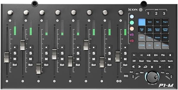 iCON Pro Audio P1-M Superficie de Control DAW con Faders Motorizados