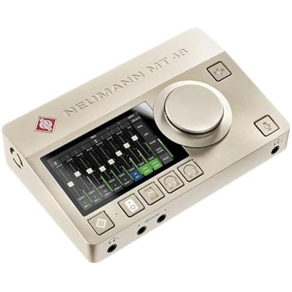 Neumann MT 48 U 700260 interfaz de audio/MIDI USB-C 12x12 de escritorio, tarjeta de sonido pro