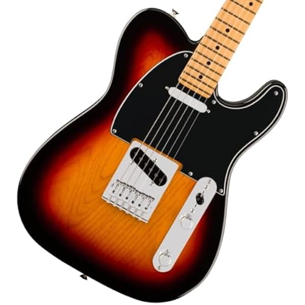 Fender Player II Telecaster Guitarra Eléctrica Sunburst de 3 Colores, Diapasón de Arce