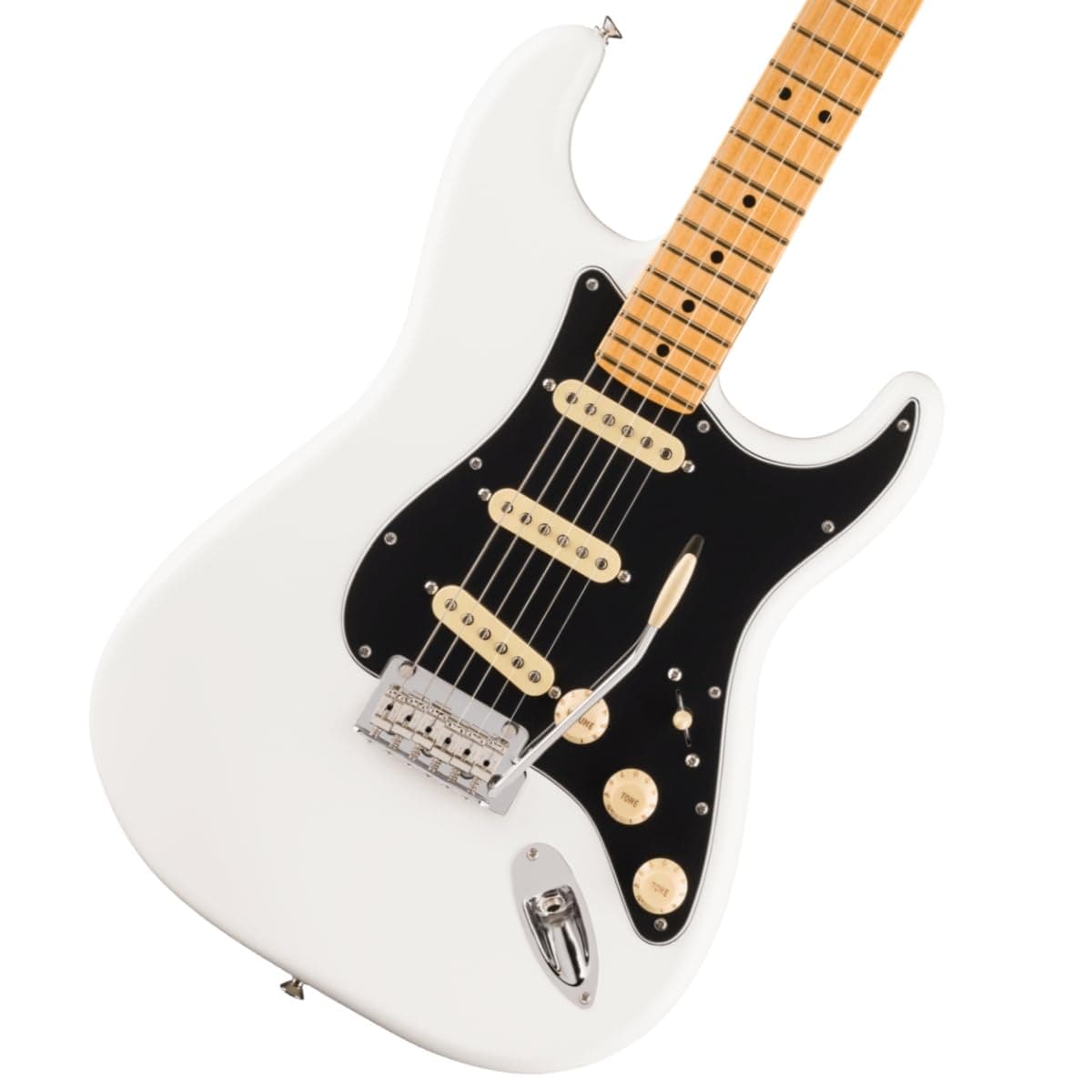 Fender Player II Stratocaster Guitarra Eléctrica Blanco Polar con diapasón de arce PLAIISTMNPWT