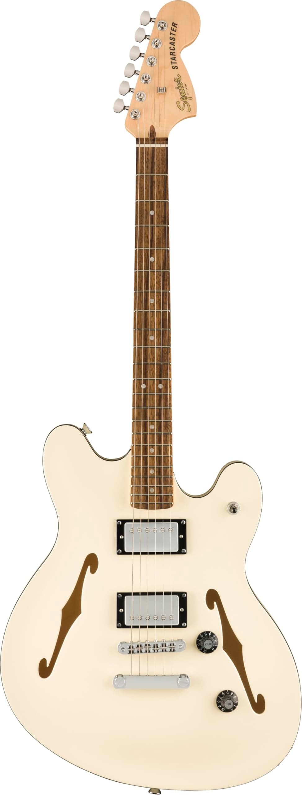 Fender Affinity Series Starcaster Deluxe, Diapasón de Laurel, Blanco Olímpico 378450505