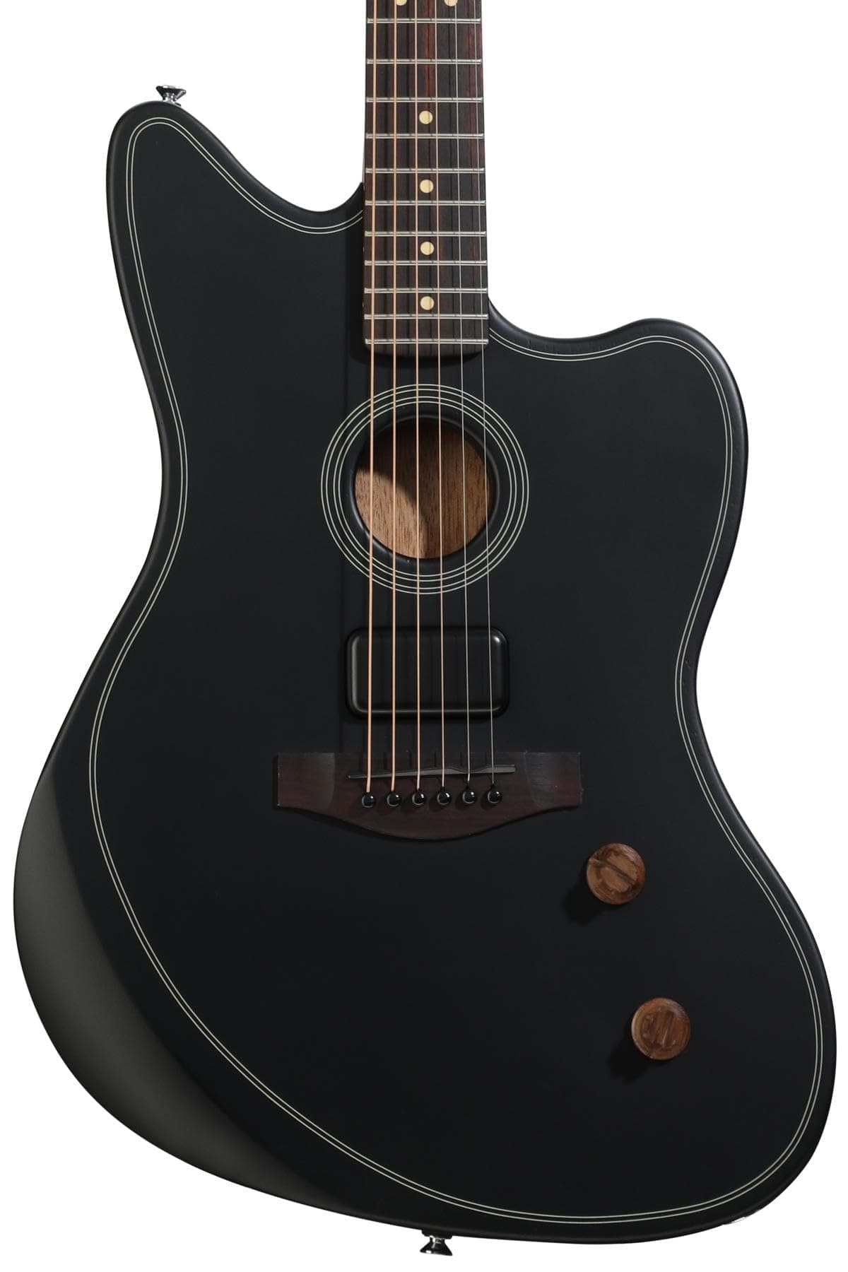 Fender Acoustasonic Standard Jazzmaster Guitarra Electroacústica - Negra, Acoustic-electric Guitar, ACOUSSTDJMBLK, 973133506