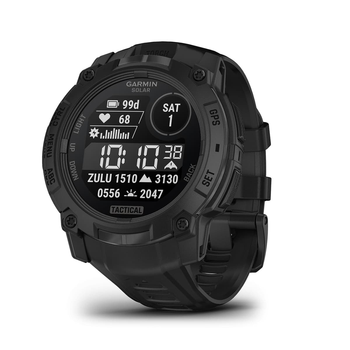 Garmin Instinct 3 Edición Táctica, 50 mm, pantalla con carga solar, reloj inteligente GPS resistente para exteriores 010-02935-50