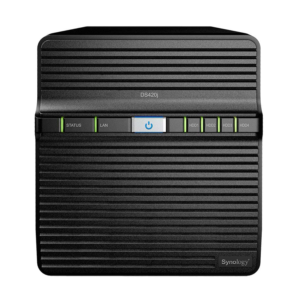 Synology DiskStation DS420j NAS, CPU 1.4GHz, 1GB RAM, 48TB HDD, 1x LAN 1GbE, Sistema DSM
