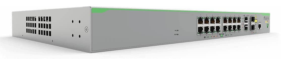 Allied Telesis AT-FS980M/18PS-50 Switch Gestionado Fast Ethernet 10/100 PoE+ 18 Puertos Color Gris